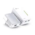 TP-Link TL-WPA4220KIT AV500 Powerline 600 Wi-Fi Extender Starter Kit, White