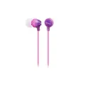 Sony MDR-EX-15AP In-Ear Wired Headphones with Mic, 9mm Dynamic Driver - Violet