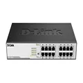 D-Link DGS-1016D 16-Port Gigabit Metal Rackmountable Unmanaged Desktop Switch, 10/100/1000Mbps