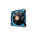 Thermaltake Riing 12 Series High Static Pressure 120mm Circular LED Ring Case/Radiator Fan with Anti-Vibration Mounting System Cooling CL-F038-PL12BU-A Blue