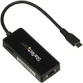 StarTech USB-C to Ethernet Gigabit Adapter - Thunderbolt 3 Compatible - USB Type C Network Adapter - USB C Ethernet Adapter (US1GC301AU)