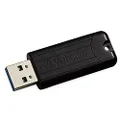 Verbatim 128GB PinStripe USB 3.0 Flash Drive_ 49319