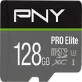 PNY U3 Pro Elite 128GB 90 MB/s Microsd Flash Memory Card (P-SDUX128U395PRO-GE)