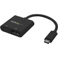 StarTech.com USB C to DisplayPort Adapter - with Power Delivery (USB PD) - Power Pass Through Charging - 4K 60Hz - USB-C to DisplayPort