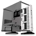 Thermaltake Core P3 ATX Tempered Glass Gaming Computer Case Chassis, Open Frame Panoramic Viewing, Glass Wall-Mount, Riser Cable Included, White Edition, CA-1G4-00M6WN-05