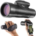 Gosky Monocular Telescope, 12x50 ED Glass Monocular for Adult, Ultra HD Multi with High Powerful Coated, BAK4 Prism & Waterproof Suitable for Bird Watching Hunting Camping Wildlife -1250ED