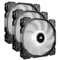 Corsair Af120 LED Low Noise Cooling Fan Triple Pack - White Cooling CO-9050082-WW 120 mm