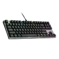 Cooler Master SK-630-GKLR1-US Tenkeyless Mechanical Keyboard with Cherry MX Low Profile Switches in Brushed Aluminum Design