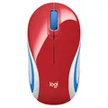 Logitech M187 Wireless Mouse, Bright Red