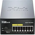 D-Link DGS-1008P 8-Port Gigabit UTP PoE Desktop Switch, 10/100/1000Mbps