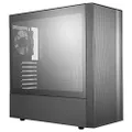 Cooler Master MasterBox NR600 ATX Mid-Tower with Front Mesh Ventilation, Minimal Design, Tempered Glass Side Panel and Single Headset Jack Black
