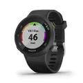 Garmin 010-02156-05 Forerunner 45, 42mm Easy-to-use GPS Running Watch with Coach Free Training Plan Support, Black