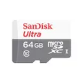 SanDisk Ultra UHS-I C10 MicroSDHC Card, 80Mb/s, 64GB
