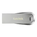 SanDisk SDCZ74-064G-G46 Cruzer Ultra Luxe USB 3.1 Flash Drive, Silver, 64GB