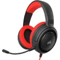 Corsair CA-9011198-AP HS35 Stereo Gaming Headset, Red