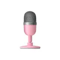 Razer Seiren Mini USB Condenser Microphone: for Streaming and Gaming on PC - Professional Recording Quality - Precise Supercardioid Pickup Pattern - Tilting Stand - Shock Resistant - Quartz Pink