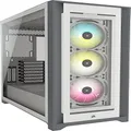 CORSAIR CS-CC-9011213-WW iCUE 5000X RGB Tempered Glass Mid-Tower Case, White,One Size