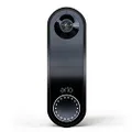Arlo Essential AVD2001B Wire-Free Video Doorbell | HD Video Quality, 2-Way Audio | Motion Detection and Alerts | Built-in Siren | Night Vision | Black - SG Local Unit