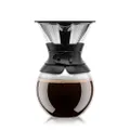 Bodum 11571-01US Pour Over Coffee Maker with Permanent Filter, 34 oz, Black