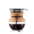 Bodum Pour Over Coffee Maker Cork Band, 17 Ounce, 5 Liter, (11592-109)