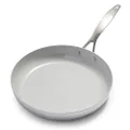 GreenPan CC002256-001 Venice Pro Ceramic Frying Pan, 11'', Light Grey