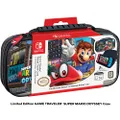 Officially Licensed Nintendo Switch Super Mario Odyssey Carrying Case – Protective Deluxe Travel Case with Adjustable Viewing Stand - Game Case Included