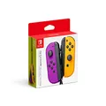 Nintendo Switch Joy-Con Controller, Neon Purple / Neon Orange