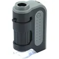 Carson MM-300 MicroBrite Plus 60x-120x LED Lighted Pocket Microscope Black/gray