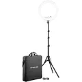 Westcott 18-inch Bi-Color LED Ring Light Kit with Batteries and Stand