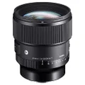 SIGMA Sony E-Mount Lens 85mm F1.4 DG DN Monofocal Telephoto Full Size Art Mirrorless Only
