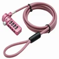 Sendt Pink Notebook/Laptop Combination Lock Security Cable
