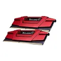 G.SKILL Ripjaws V Series (Intel XMP) DDR4 RAM 16GB (2x8GB) 2666MT/s CL15-15-15-35 1.20V Desktop Computer Memory UDIMM - Red (F4-2666C15D-16GVR)
