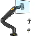 NB North Bayou Monitor Desk Mount Stand Full Motion Swivel Monitor Arm with Gas Spring for 17-30''Monitors(Within 4.4lbs to 19.8lbs) Computer Monitor Stand F80