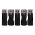 PNY 32GB Attaché 3 USB 2.0 Flash Drive, 5-Pack, BLACK