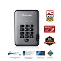 iStorage diskAshur PRO2 SSD 1TB Secure portable solid-state drive - FIPS Level 2 certified - Password protected, dust & water resistant, military grade hardware encryption IS-DAP2-256-SSD-1000-C-G