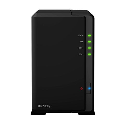 Synology 2 bay NAS Disk Station, DS218play (Diskless)