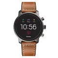 Kartice Compatible with Fossil Gen 4 Q Explorist HR Band, Classic 22mm Fossil Gen 5 Mens Carlyle Leather Band Fossil Women's Gen 5 Julianna (Brown)