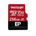 Patriot Memory EP Series A1 / V30 256GB MicroSD Card for Android Phones and Tablets, 4K Video Recording - PEF256GEP31MCX