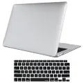 ProCase MacBook Air 13 Inch Case 2020 2019 2018 Release A2337 M1 A2179 A1932, Hard Case Shell Cover for MacBook Air 13-inch Model A2237 A2179 A1932 with Keyboard Skin Cover -Clear