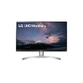 LG 27UL650-W Monitor 27" 4K UHD (3840 x 2160) IPS Display, VESA DisplayHDR 400, sRGB 99% Color Gamut, Radeon FreeSync, 3-Side Virtually Borderless Display- White