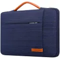 Lacdo 14 inch Laptop Sleeve Case for ASUS VivoBook Zenbook Flip 14 / Chromebook Flip, Lenovo Thinkpad T450S / Ideapad, HP Stream 14 / Elitebook 840, Dell Latitude E7440, Protective Notebook bag, Blue