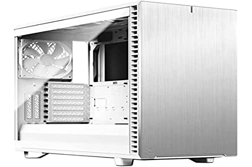 Fractal Design Define 7 White Brushed Aluminum/Steel E-ATX Silent Modular Tempered Glass Window Mid Tower Computer Case, White TG Clear Tint (FD-C-DEF7A-06)