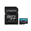 Kingston SDCG3/64GB Canvas Go Plus MicroSD Memory Card with Adapter, 64GB