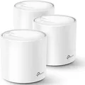TP-Link Deco WiFi 6 Mesh System(Deco X20) - Covers up to 5800 Sq.Ft, Replaces Wireless Routers and Extenders(3-Pack, 6 Ethernet Ports in total, supports Wired Ethernet Backhaul),White,Deco X20(3-pack)
