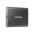 SAMSUNG SSD T7 Portable External Solid State Drive 1TB, Up to 1050MB/s, USB 3.2 Gen 2, Reliable Storage for Gaming, Students, Professionals, MU-PC1T0T/AM, Gray