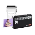 Kodak Mini 2 Retro Portable Instant Photo Printer, Wireless Connection, Compatible with iOS, Android & Bluetooth, Real Photo (2.1 ”x3.4”), 4Pass Technology & Lamination Process, Premium Quality- Black