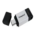 Kingston DataTraveler 80 128GB USB Type-C Flash Drive (DT80/128GB), Metal