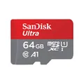 SanDisk Ultra Memory microSD Card, 64GB