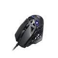 Mad Catz M.O.J.O. M1 Gaming Mouse - Light Weight 70g - 12000 DPI Optical Sensor–Built-in Customizable RGB lighting effect - Hollow Pyramid Design - Patented DAKOTA Switch - 40g Acceleration, Black