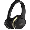 Audio-Technica ATH-AR3BTBK SonicFuel Bluetooth Wireless On-Ear Headphones with Mic & Control, Black